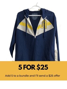 Riverdale, pullover, hooded windbreaker. L